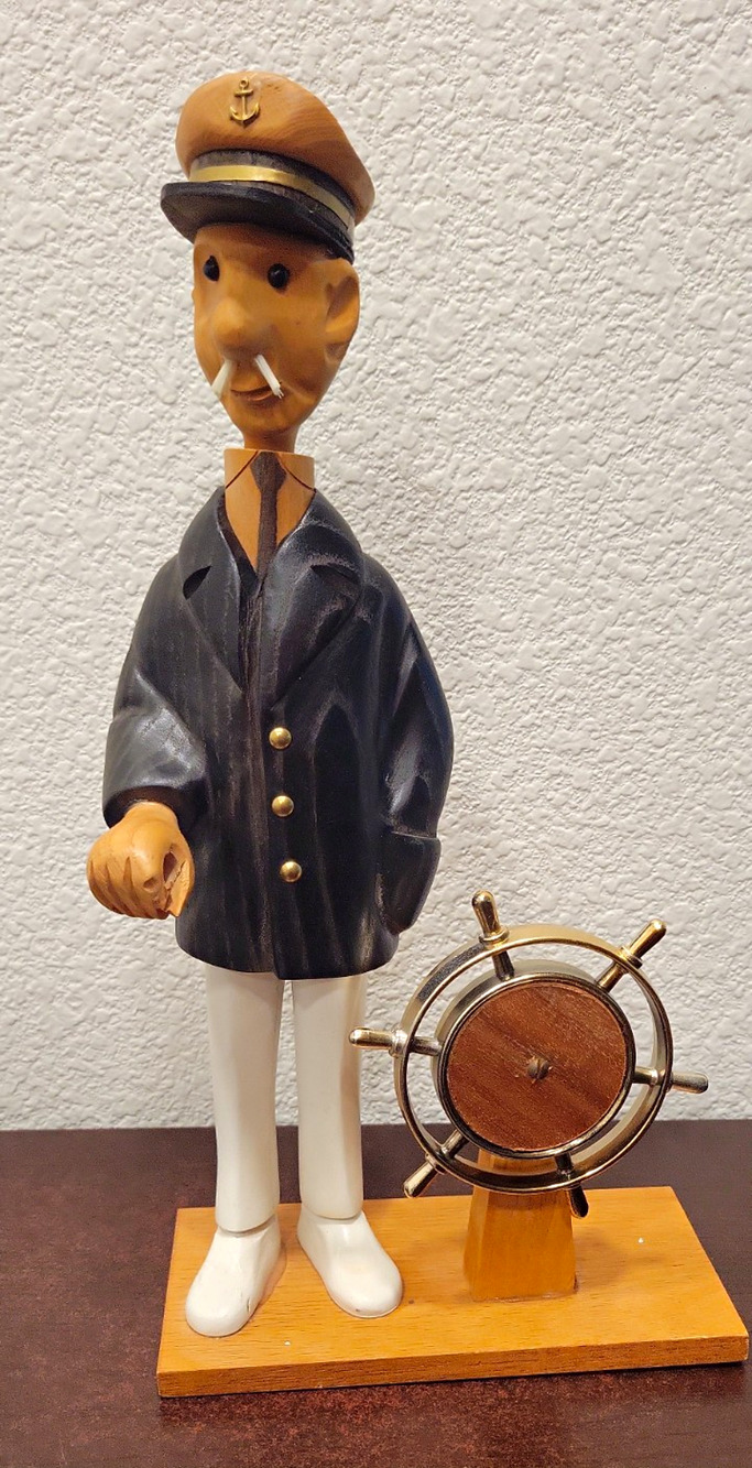 Vintage ROMER sea captain / sailor figurine, Made in Italy.